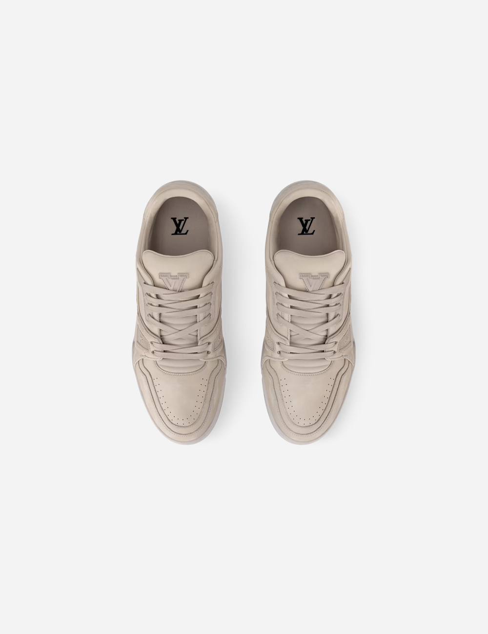 Louis Vuitton Trainer Distressed Sneaker Beige (1AHDAH)