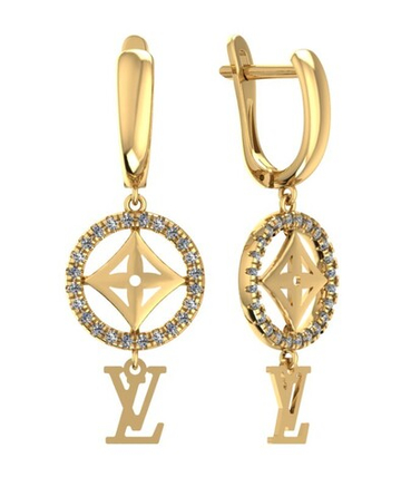 Серьги Золото