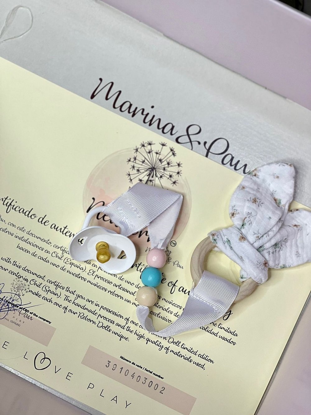 Кукла Реборн Marina and Pau 45cм Alina мягконабивная (M3002)