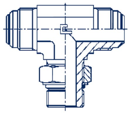 Штуцер FR T A JIC 9/16" М16х1,5 CAST