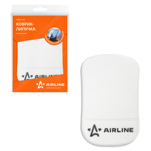 Коврик на панель противоскользящий Airline 9 х 14 см прозрачный