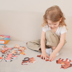 Домашние животные, картонные пазлы