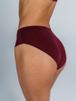 Слипы бесшовные цвет Бордовый, размер XL