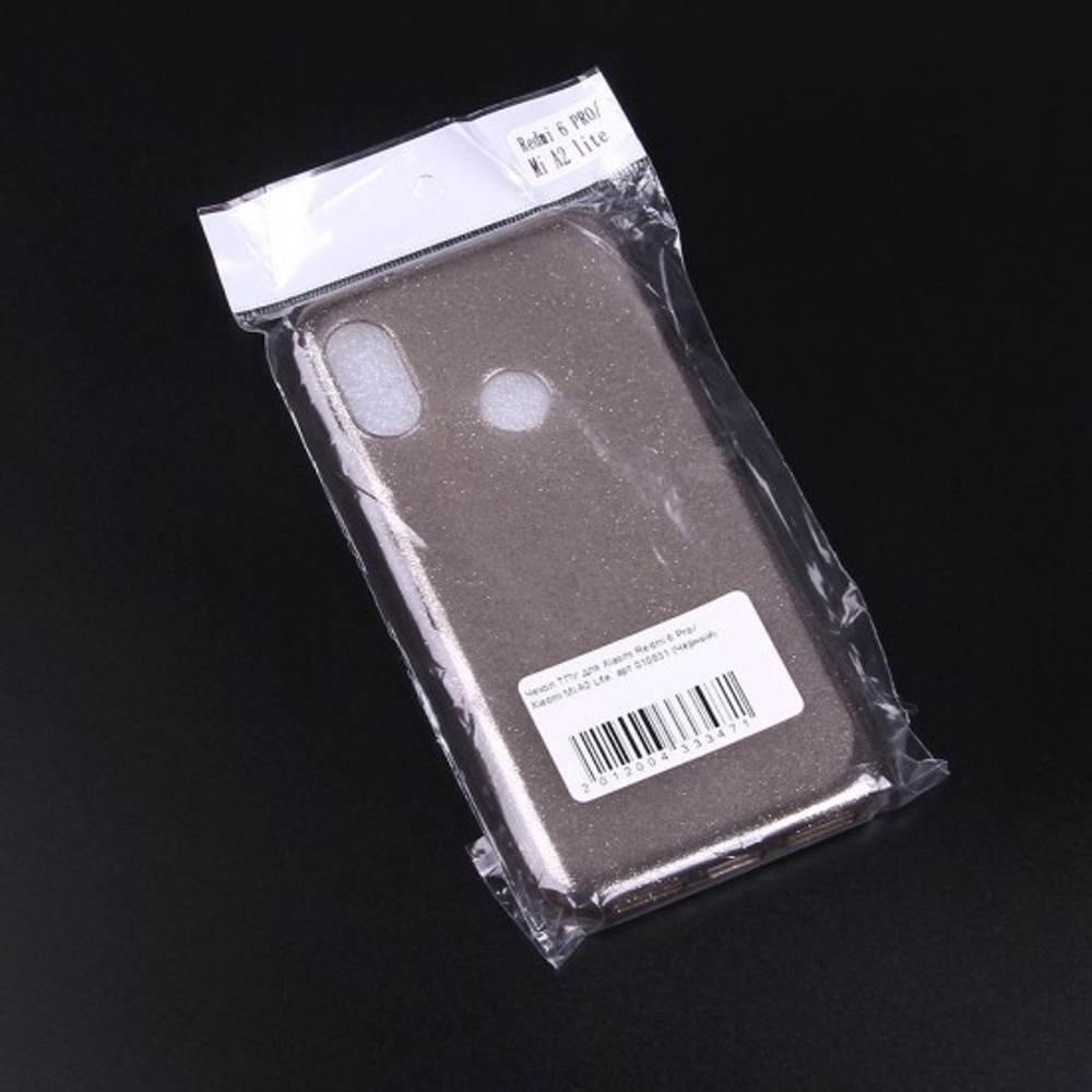 Чехол ТПУ для Xiaomi Redmi 6 Pro/ Xiaomi Mi A2 Lite, 010831 Белый