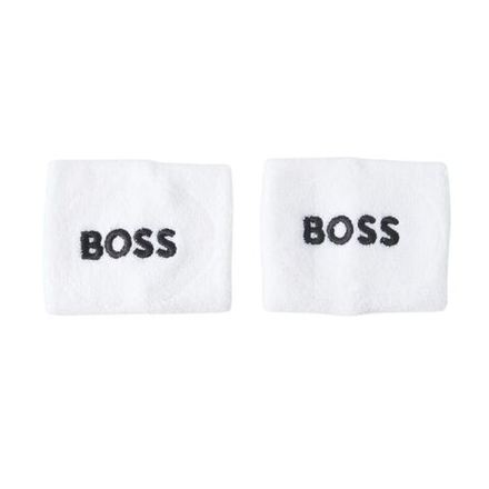 Теннисные напульсники BOSS Logo 2P - white