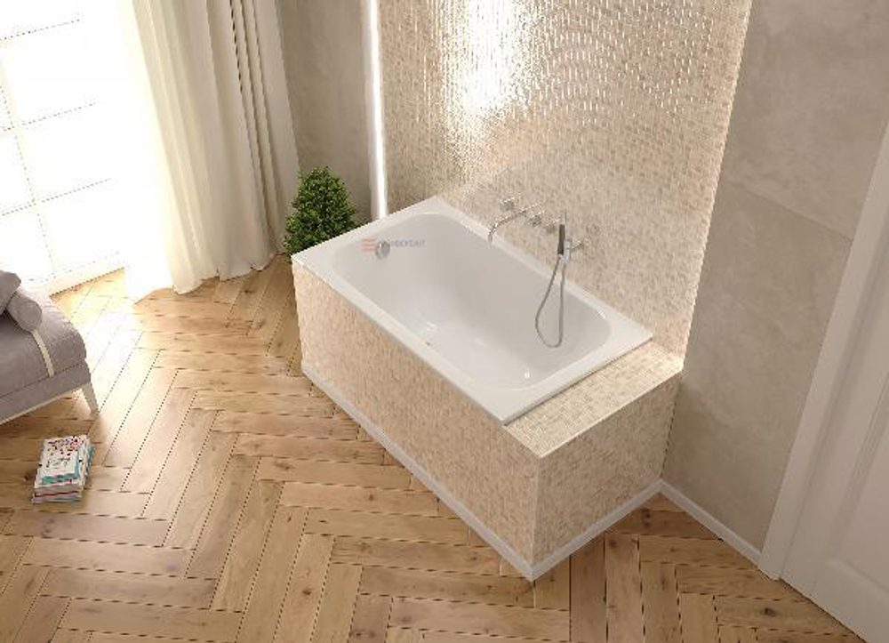 Чугунная ванна Каприз 1200х700х445