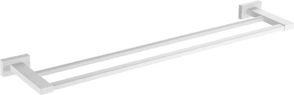 5018-F Полотенцедержатель двойной  (БЕЛЫЙ) ViEiR  (20/1шт)