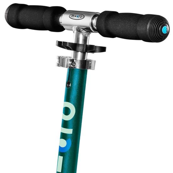 Самокат Micro Sprite LED Petrol stripe (зеленый)