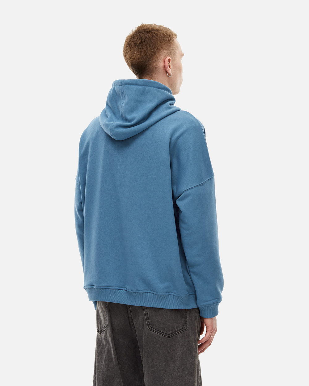 Худи ANTEATER Hoodie-Blue-White-Logo