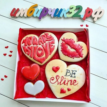 Имбирные пряники Любовь