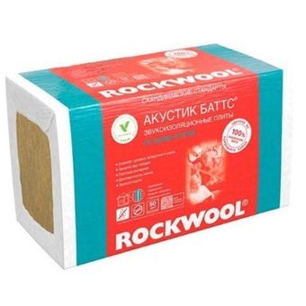 Базальтовая вата Rockwool Акустик Баттс 1000х600х50 мм