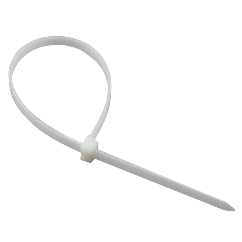 Хомут нейлоновый 2.5*200 белый