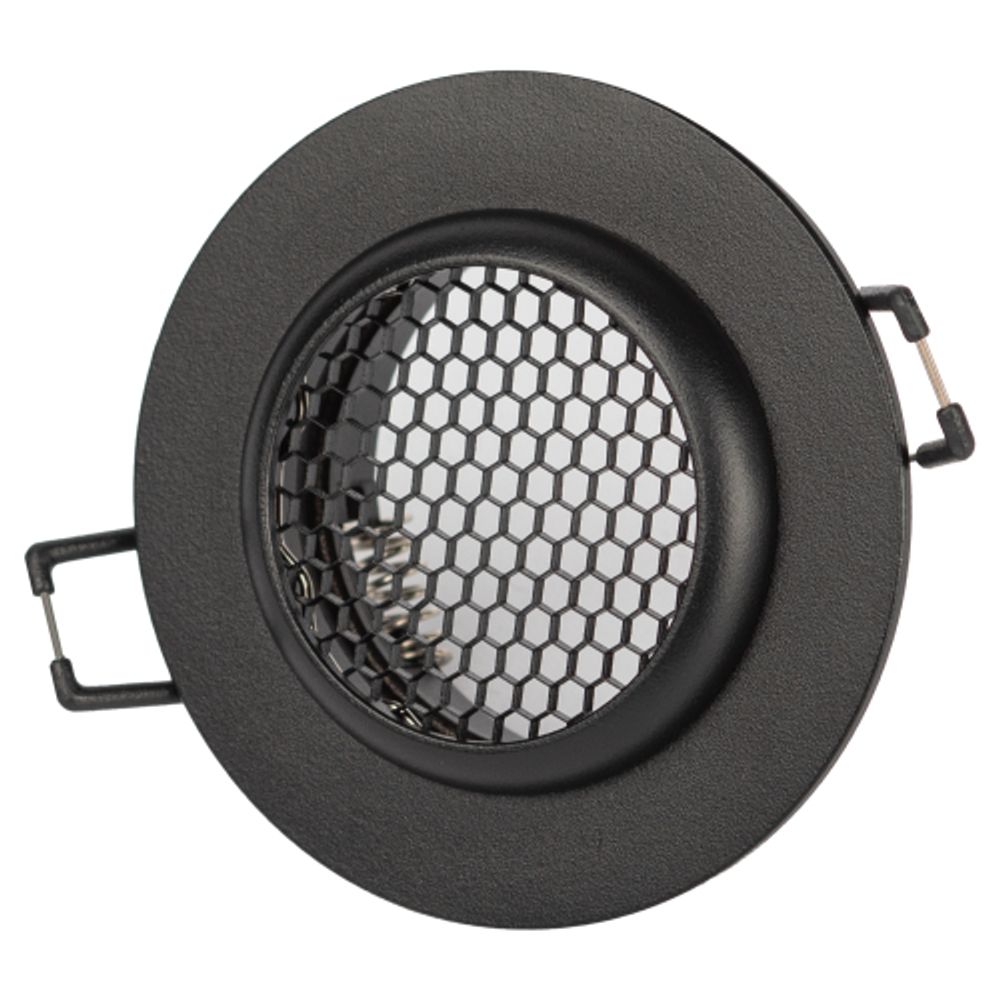 Светильник встраиваемый алюминиевый ЭРА KL109 BK под лампу MR16 GU5.3 черный матовый