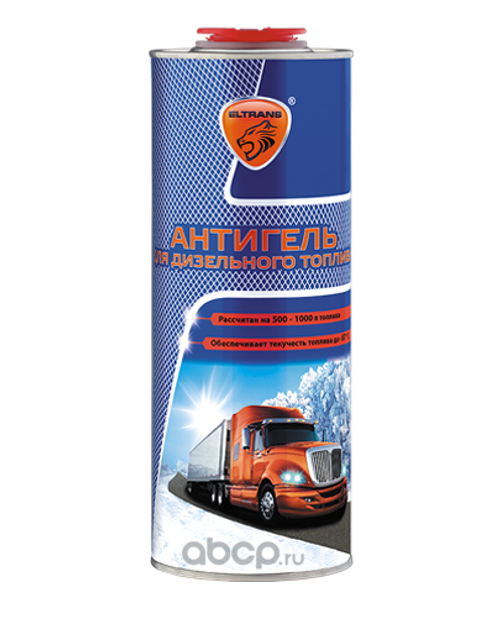 Присадка в топливо /дизель/ 1 л.  Антигель (на 500-1000 л) (ЭЛТРАНС)
