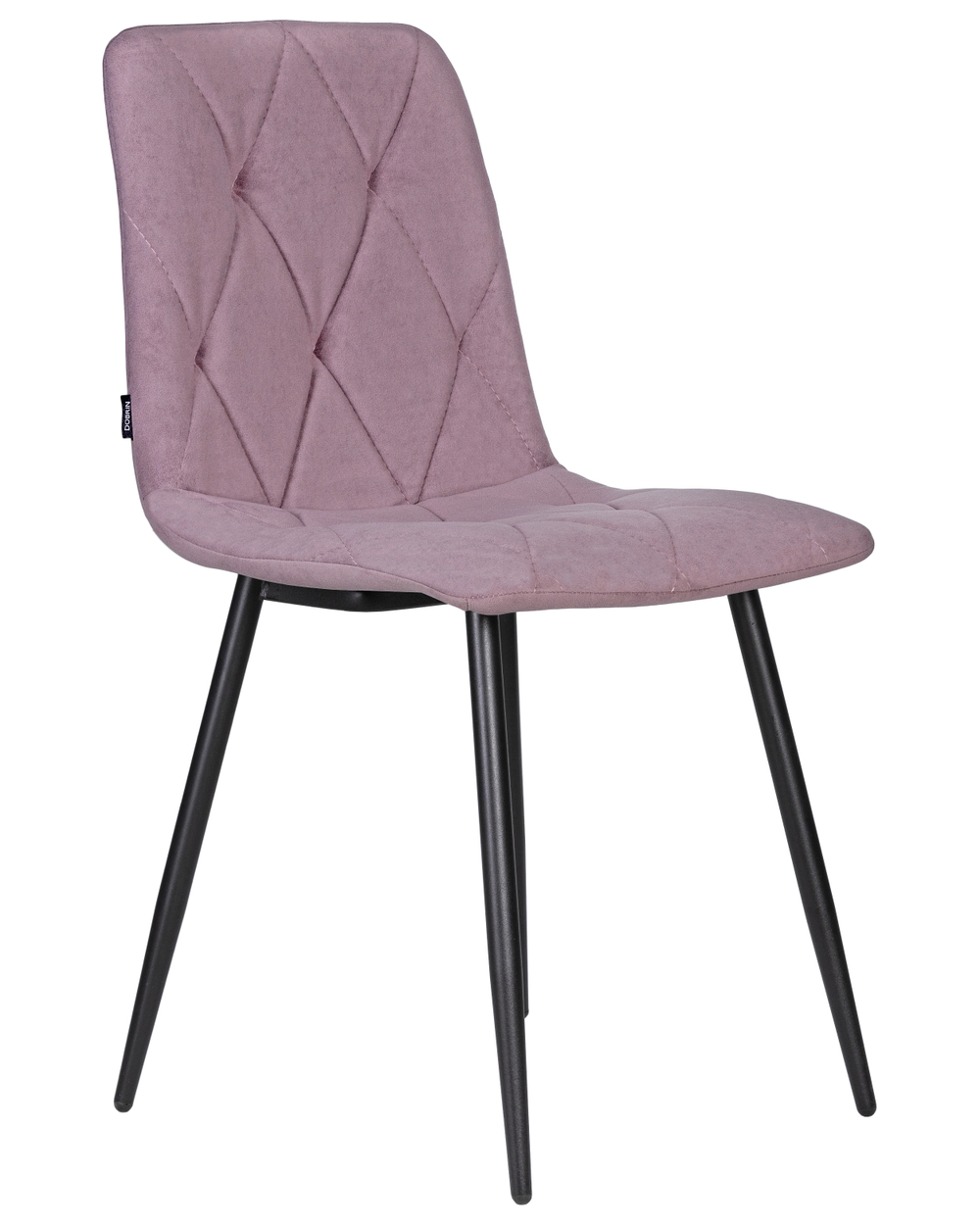 Набор 4 шт Стул обеденный DOBRIN CHILLY ROMBO, Лавандовый Simple 48, основание черное