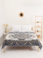 Покрывало Рапсодия, гобеленовое, двухстороннее, 1.5 спальное, легкий голубой