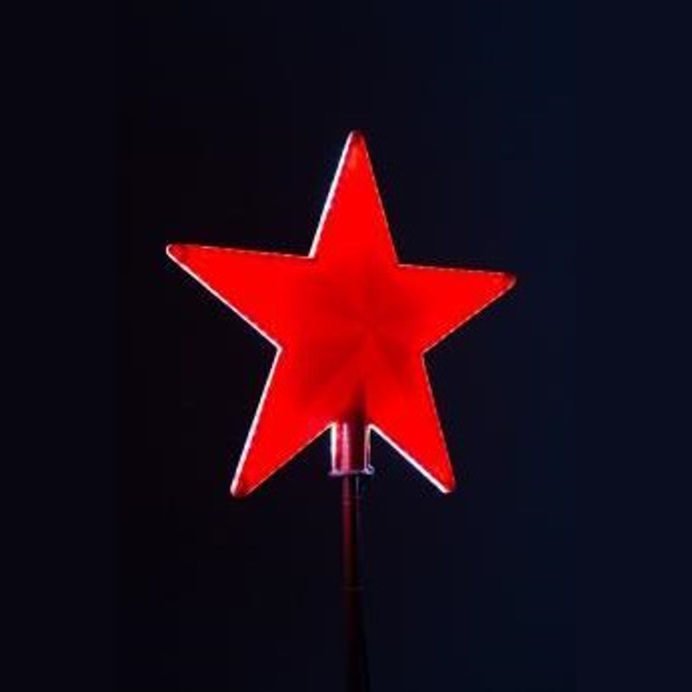 Макушка - звезда на елку «Рубиновая звезда»