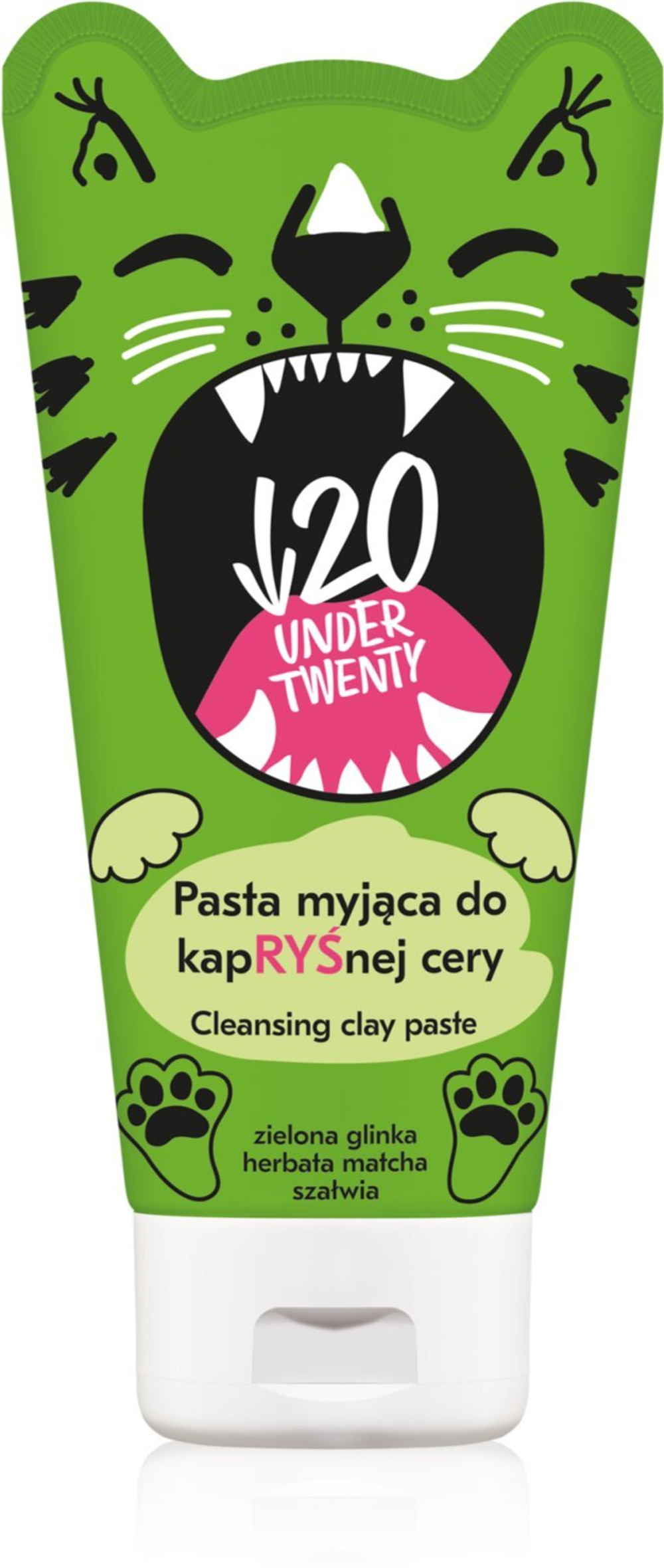 Under Twenty ANTI! ACNE - очищающая паста для жирной кожи /   150  ml  / GTIN 5900717509016