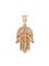 Купите кулон священная ладонь из серебра с позолотой.