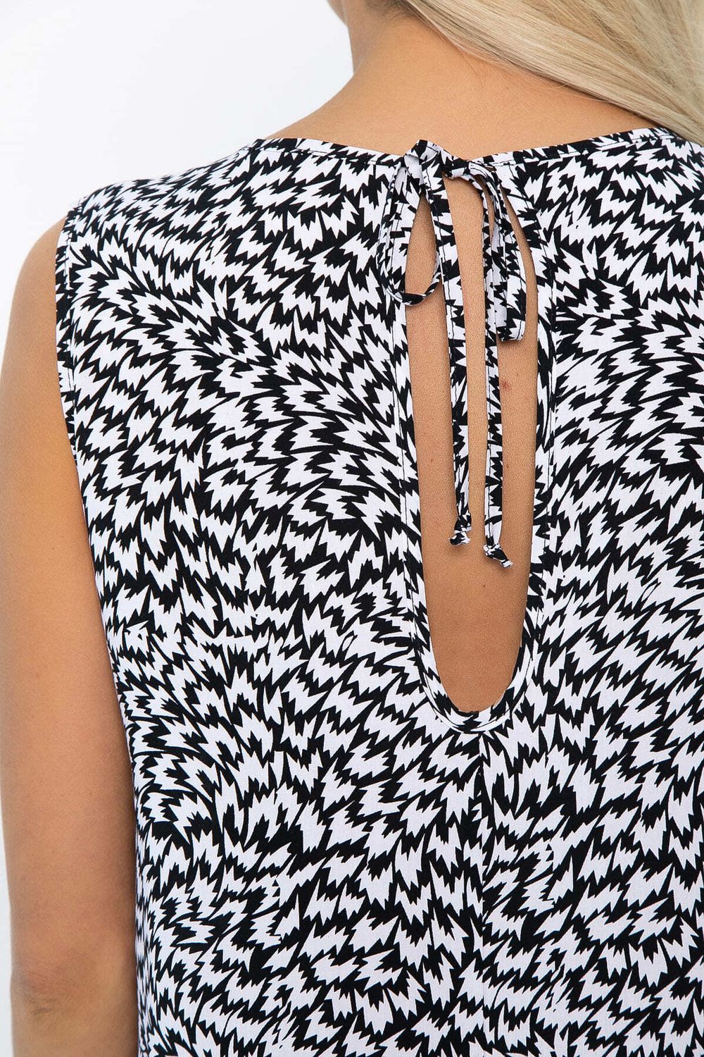 Платье Чародейка (черно-белое) П13878-9М LT Collection