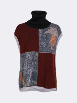 Жилет принтованный OLA OLA