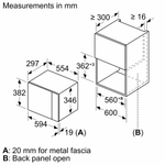 Встраиваемая микроволновая печь BOSCH BFL524MS0 Serie 6
