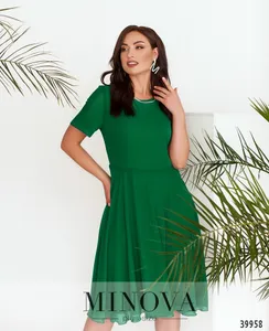 Платье 3148B-зеленый Minova