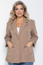 Жакет Зоя (светло-коричневый) Б12532-3 LT Collection