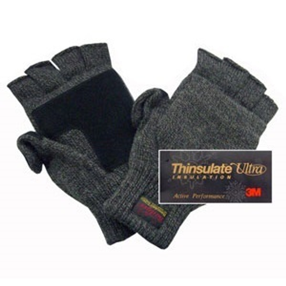 Перчатки Envision 12046 Вязанные без пальцев Темно-Серые с утеплителем Thinsulate Ultra TG2484H2M