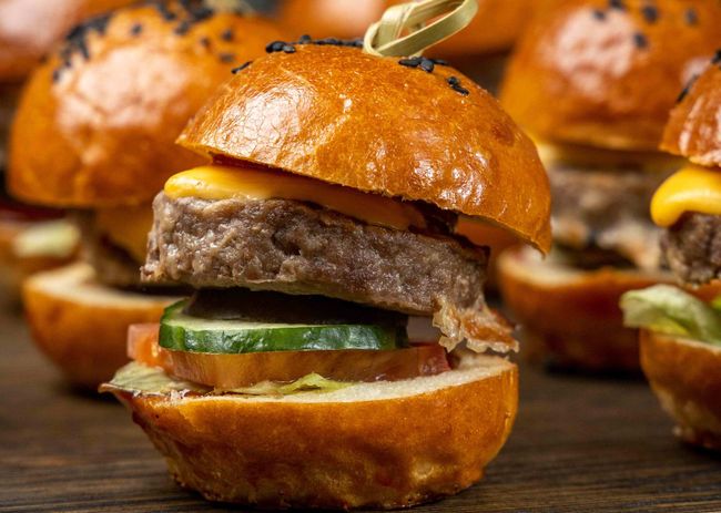 Мини-бургер с индейкой, 20 шт.