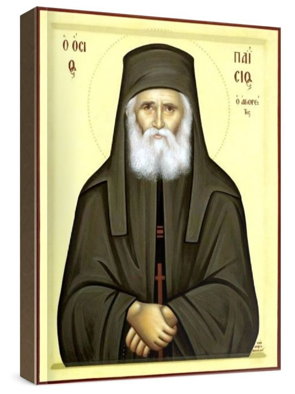 Паисий Святогорец (рукописная икона)