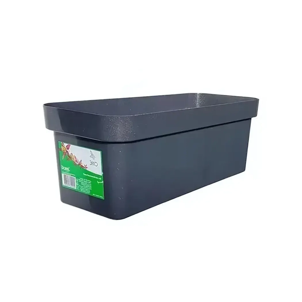 Ящик балконный эко L60 тёмный гранит