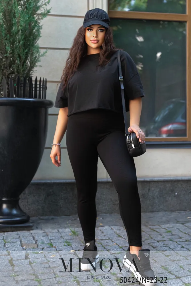 Лосины 23-22-черный Minova