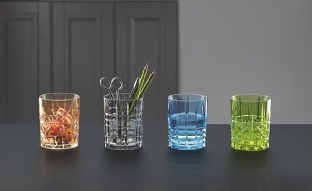 HIGHLAND - Стакан низкий 345 мл бессвинцовый хрусталь серый (tumbler)