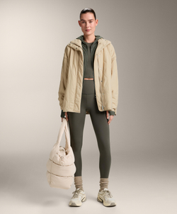 Oysho Топ Comfortlux Rib без рукавов, зеленый