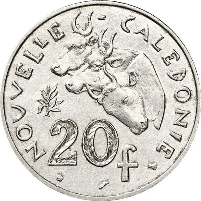 20 франков 2000 Новая Каледония