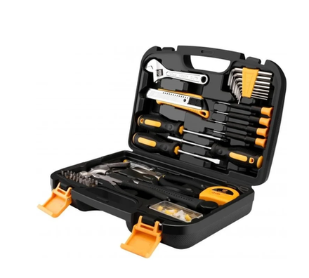 DEKO Набор инструментов для дома в чемодане (100 предметов)