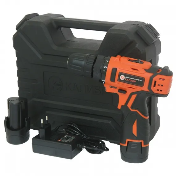 Аккумуляторный шуруповерт "КАЛИБР" ДА-12/2 76621