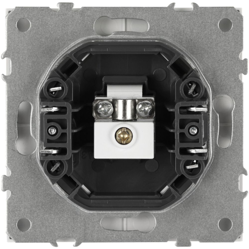 Розетка ЭРА Galaxy 15-3101-01 TV одиночная IP20 белый