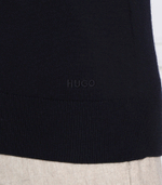 хлопковое поло san pepe HUGO - темно-синий(50474182)