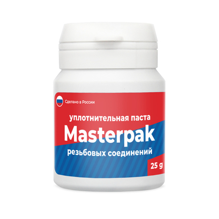 Паста уплотнительная универсальная Masterpak, для резьбовых соединений, 20 - 25 г