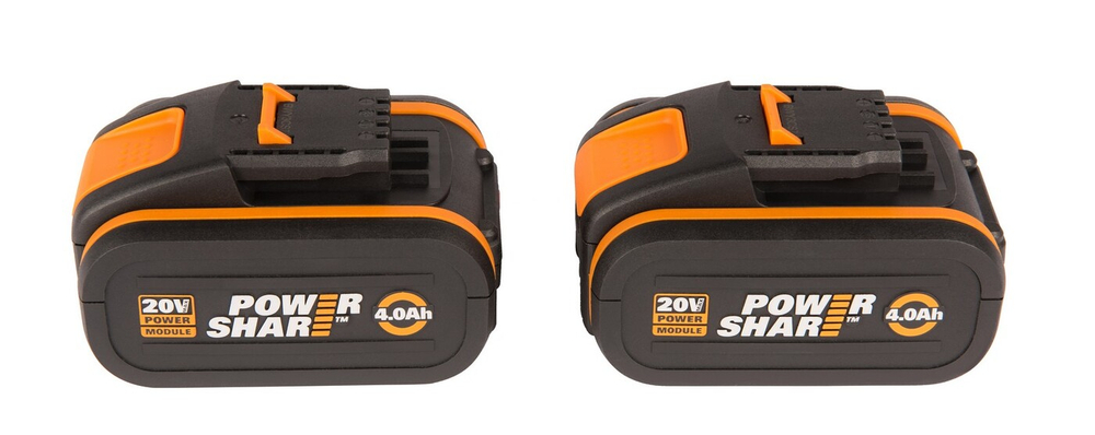 Комплект WORX WA3553.2: 2 аккумулятора WORX WA3553