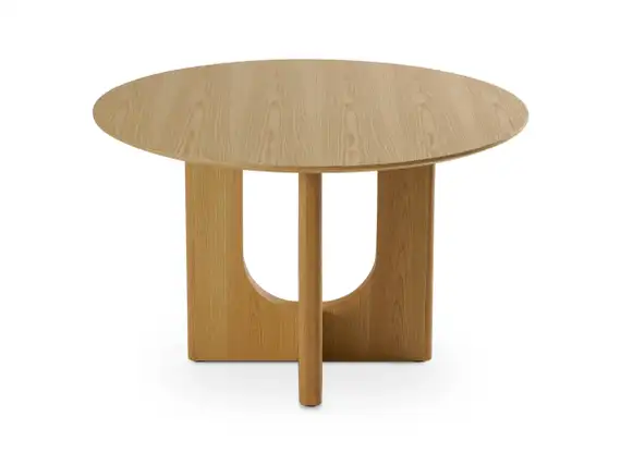 Стол обеденный Barbican Ø120 см, шпон дуба