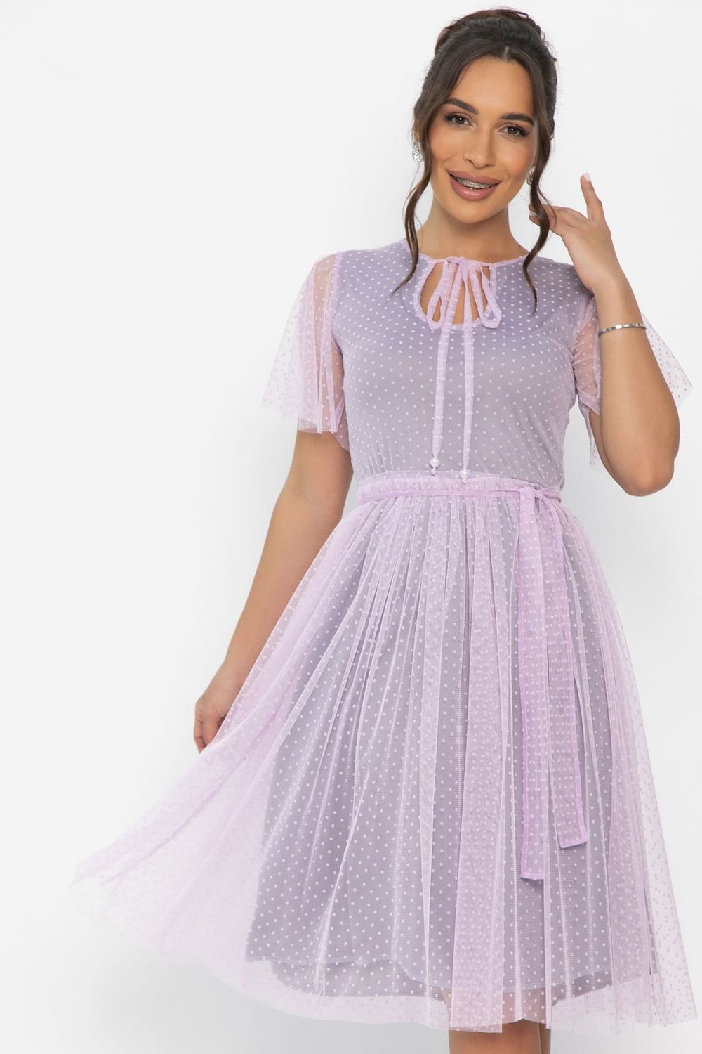 Платье У твоих ног (сиреневое) П13825-39М LT Collection