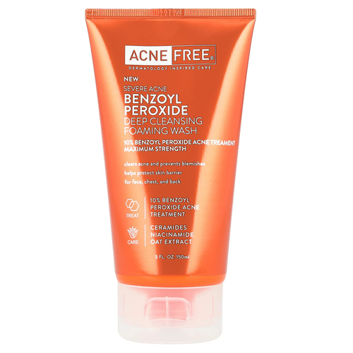 ACNE FREE, Severe Acne, глубоко очищающая пенка для умывания, максимальная эффективность, 150 мл (5 жидк. Унций)