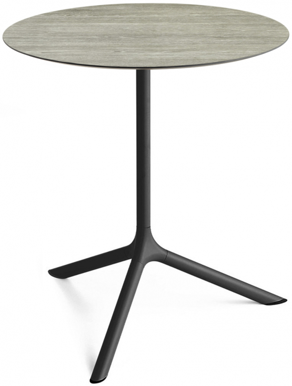 Стол ламинированный обеденный Scab Design Tripe Maxi, черный, состаренный серый дуб