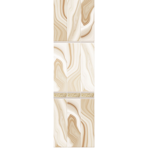 Панель ПВХ Novita с эффектом мерцания Ракушка фон 2700х250мм