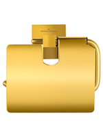 Держатель для туалетной бумаги с крышкой WONZON & WOGHAND POLO, Темное золото (WW-8926-DG)