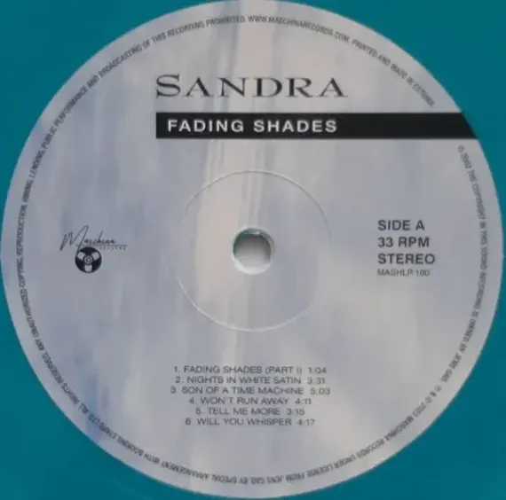 Sandra – Fading Shades - Coloured Green LP