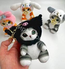 Брелок игрушка котик аниме оптом